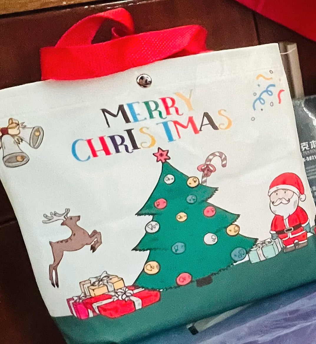 Christmas bag Christmas tree style