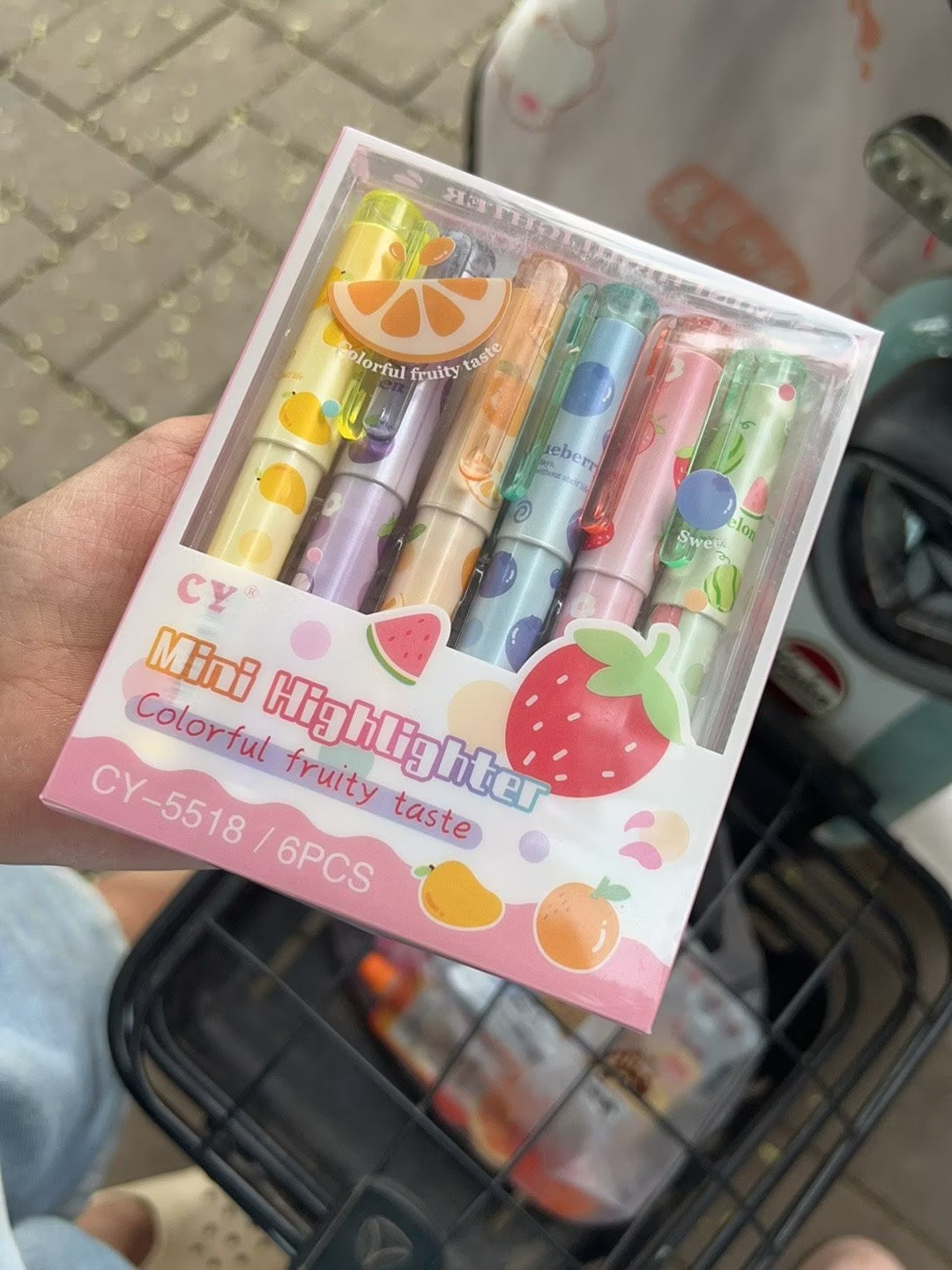 Mini highlighter Fruit style