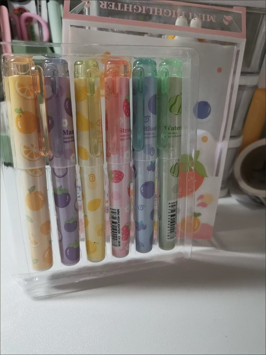 Mini highlighter Fruit style