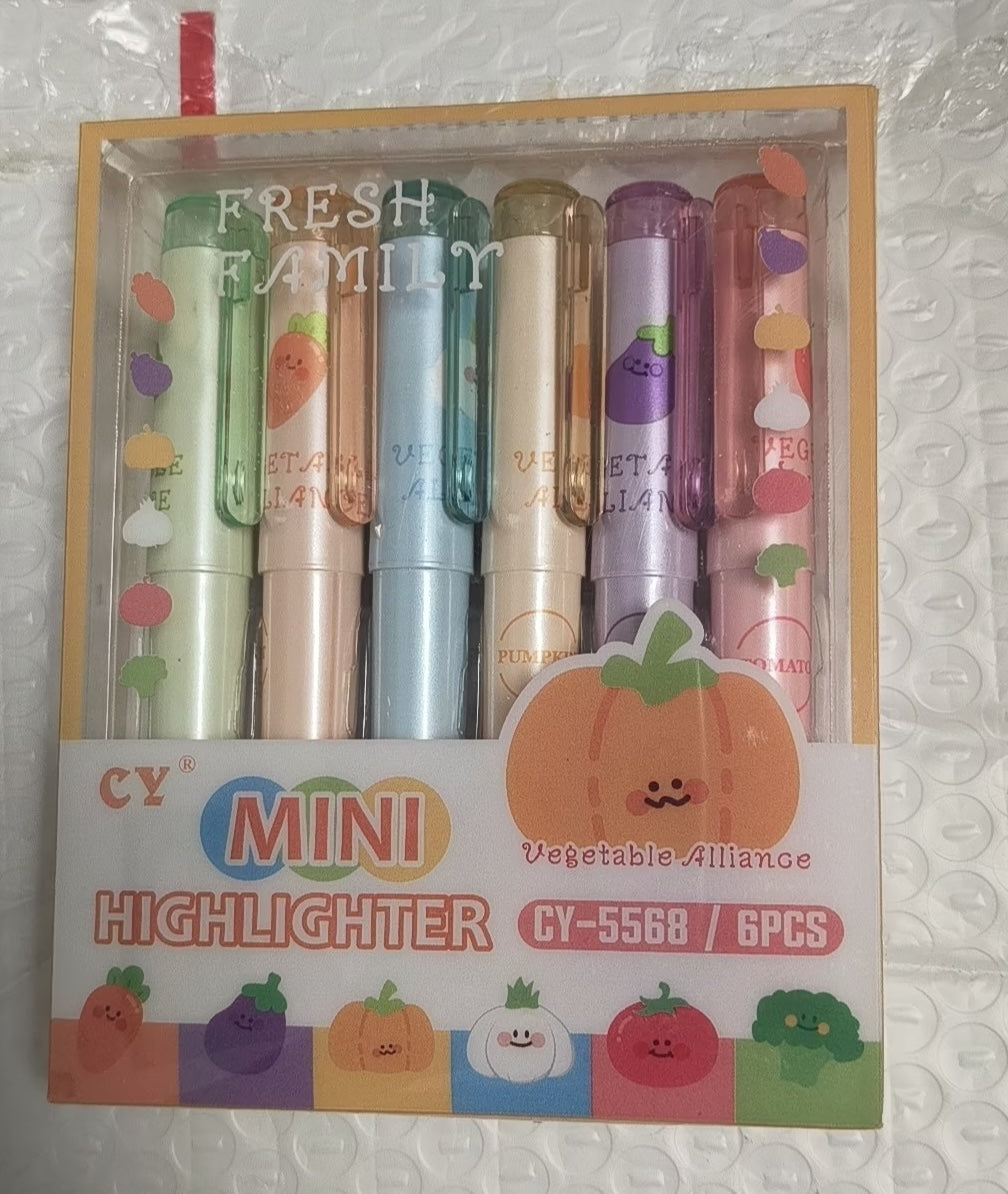 Mini highlighter Vegetable style