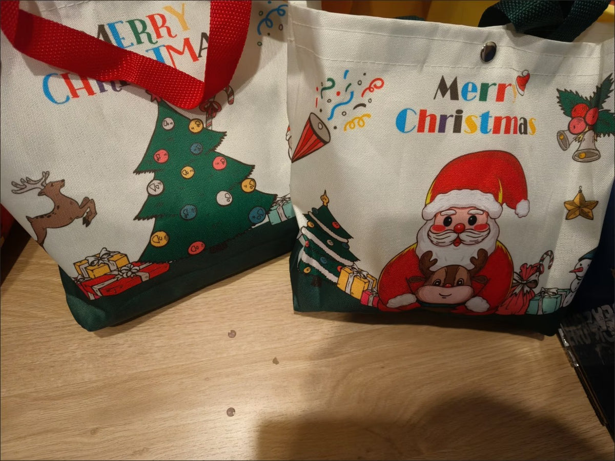 Christmas bag Christmas tree style